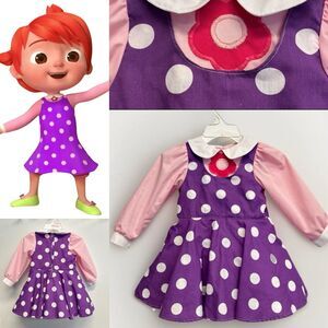 Bubbles Baby Clothing Cocomelon Costume Girl’s Dress Yoyo 24 Months